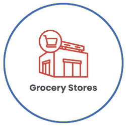 Grocery store cold storage and inventory handling Houston Texas